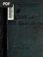 Fairweather. Origen and Greek Patristic Theology. 1901.