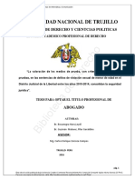 2016 Valoracion Medios Prueba Delitos Violacion Sexuales A Menores Judicla Lalibertad 2010 - 2014 Consolida Seg Juridica 2016