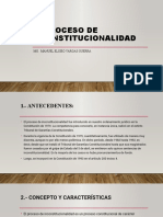 Diapositivas - El Proceso de Inconstitucionalidad