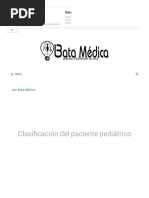 Clasificación Del Paciente Pediátrico - Bata Médica