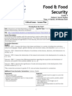 Food and Food Security Lesson Plan 9 v2018