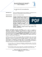 Medidas Cautelares Sandra Gomez Proceso Investigacion e Impugnacion de La Paternidad y La Maternidad Con Peticion de Herencia