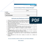 MAPA - Material de Avaliação Prática Da Aprendizagem: Acadêmico: R.A. Curso: Disciplina: Valor Da Atividade: Prazo