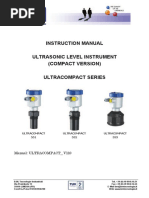 Manual Sensor Ultrasónico BM UC551