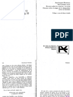 Rousseau, Discurso Sobre El Origen y Los Fundamentos de La Desigualdad Entre Los Hombres