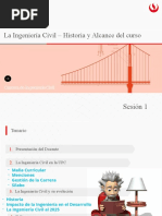 Semana 1 - La Ingeniería Civil Historia y Alcances