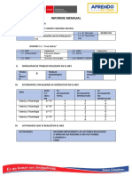 Informe Mensual Setiembre - 2021