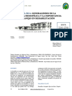 Generalidades de La Artropatía Hemofílica y La Importancia Del Manejo en Rehabilitación