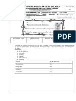 Examen de Segundo Tercer Periodo