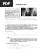 Osteonecrosis: Avascular Necrosis