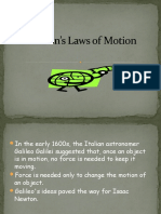 Newtons Laws of Motion