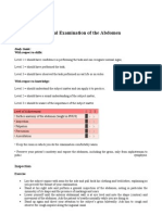 Clinical Examination of The Abdomen