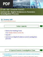 CF Lecture 03-Digital Evidence and Forensic Investigation Process