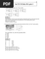 Soal TO UM Fisika SMA Paket 1