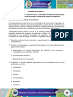 Evidencia 3 Ficha de Caracterizacion Identificar Las Caracteristicas de Los Clientes