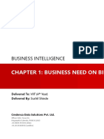 Chapter 1: Business Need On Bi