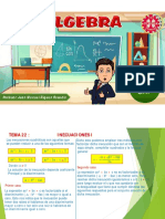 Tema 22 - Inecuaciones I - Pre Uni - Álgebra