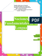 Nociones Fundamentales de La Lengua