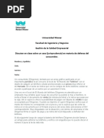 Clases 12 Discuten en Clase Caso Practico Sobre Defensa Del Consumidor Gce Wiener 2021-2