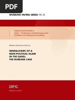 Working Papers Series Nr. 23: Genealogies of A Non-Political Islam in The Sahel: The Burkina Case