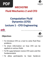 MECH3780 Fluid Mechanics 2 and CFD