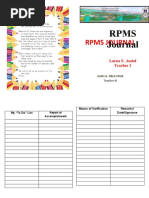 New RPMS Journal (Deped Tambayan)