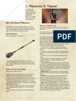 Stargate 5E-1: Weapons X-Treme!: Ma'tok Staff Weapon