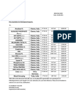 Price Quotation For Pathological Reagents. Sir,: (IFCC) (IFCC) (IFCC)