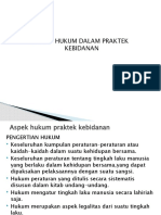 Aspek Hukum Praktek Kebidanan