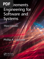 Requirements Engineering For Software and Systems by Phillip A. Laplante