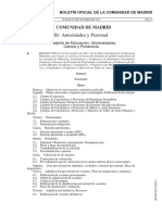 Convocatoria Concurso Traslados Docentes Madrid 21-22