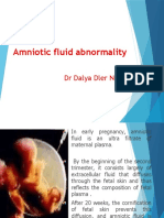 Amniotic Fluid Abnorality PDF'