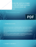 Inyección de Agua Como Método de Optimización de