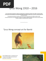 Tyrus Wong - Bambi Concepts and Layouts