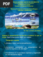 Tips para Presentaciones Unmsm