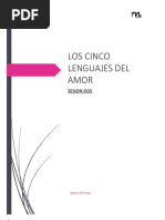 Los Cinco Lenguajes Del Amor SESION2