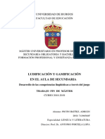 Picón - Ibáñez (2019) Ludificación y Gamificación en El Aula de Secundaria (MA Thesis)