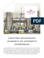 Creating Meaningful Journeys of Authentic Experiences