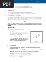 Informe de Ecuaciones Empiricas