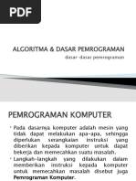 1 - ADP - Dasar-Dasar Pemrograman