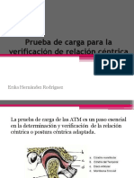 Prueba de Carga para La Verificación de Relación