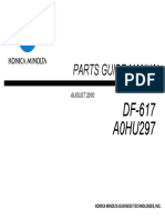 Parts Guide Manual: DF-617 A0HU297