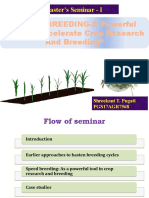 SPEED BREEDING-A Powerful Tool To Accelerate Crop Research and Breeding