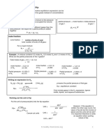 1.10 Partial Pressures and KP: Mole Fraction