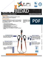 Ficha Tecnica de Eslinga en y Dielectrico Ged-Dyrp 2f Serial-3501