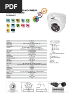 HD Analog Ir Dome Camera Vari-Focal Lens: DI-280AMVF