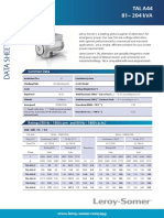 Tal A44 81 - 204 kVA: Common Data