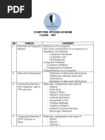 Computer Studies Scheme Class: - Ss1: SN Topics Content