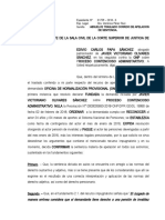 Absuelve Traslado de Apelacion de Sentencia