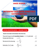 5 Interpretasi Data Kinetika Sistem Batch